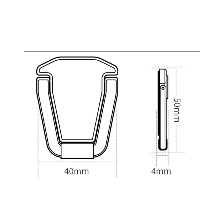 T615 Laptop Heightening Bracket Aluminum Alloy Back Stick Computer Stand(Grey)