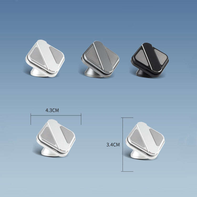 Aluminum Alloy Car Mobile Phone Bracket Portable Phone Desktop Folding Frame(Grey)