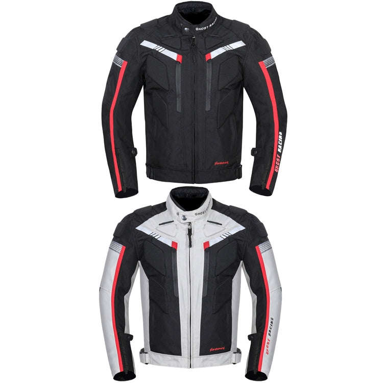 GHOST RACING GR-Y07 Motorcycle Cycling Jacket Four Seasons Locomotive Racing Anti-Fall Cloth, Siz...