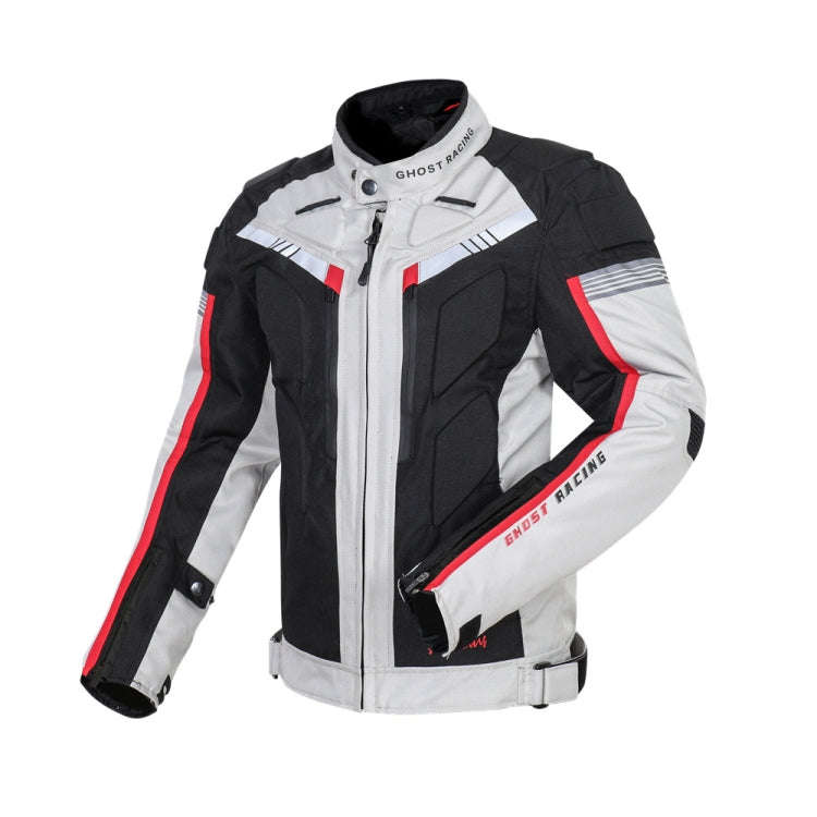GHOST RACING GR-Y07 Motorcycle Cycling Jacket Four Seasons Locomotive Racing Anti-Fall Cloth, Siz...