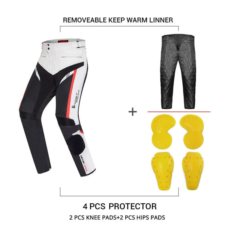 GHOST RACING GR-K06 Motorcycle Riding Trousers Racing Motorcycle Anti-Fall Windproof Keep Warm Pa...