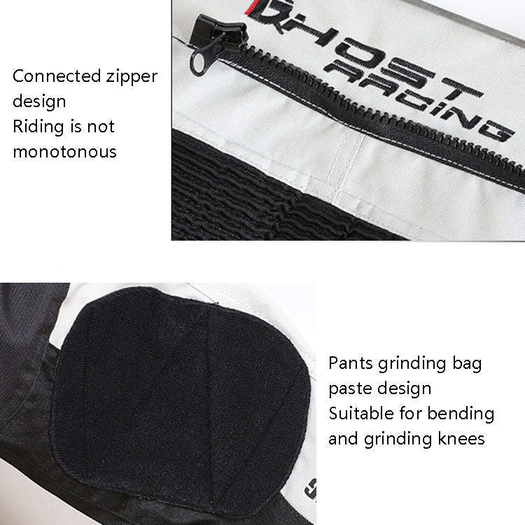 GHOST RACING GR-K06 Motorcycle Riding Trousers Racing Motorcycle Anti-Fall Windproof Keep Warm Pa...