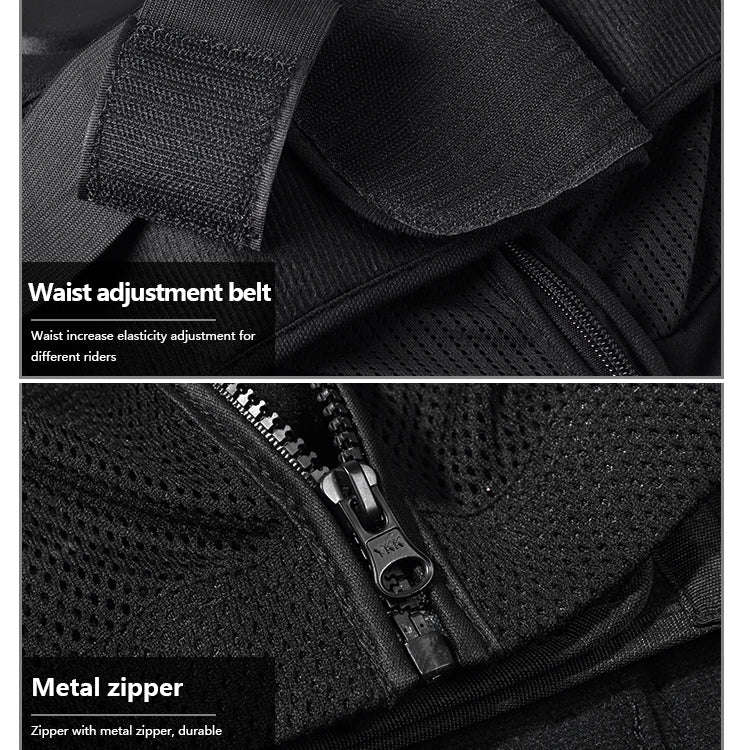 GHOST RACING F060 Motorcycle Armor Suit Riding Protective Gear Chest Protector Elbow Pad Fall Pro...