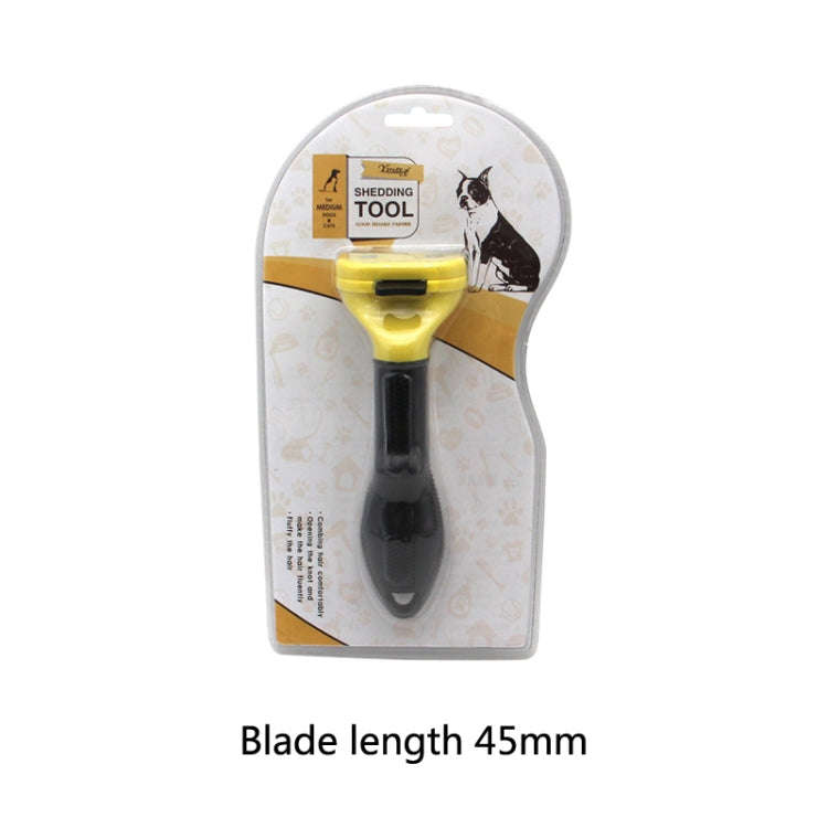 Dog Comb Pet Grooming Tool Hair Removal Knife Hair Removal Comb Pet Supplies, Specification: Small