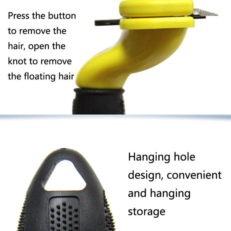 Dog Comb Pet Grooming Tool Hair Removal Knife Hair Removal Comb Pet Supplies, Specification: Small