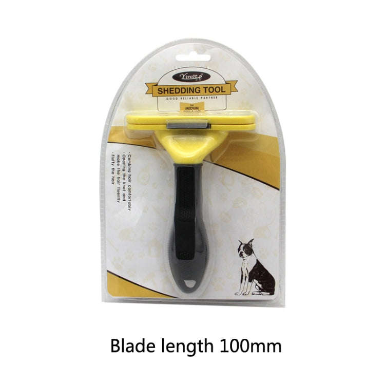 Dog Comb Pet Grooming Tool Hair Removal Knife Hair Removal Comb Pet Supplies, Specification: Large