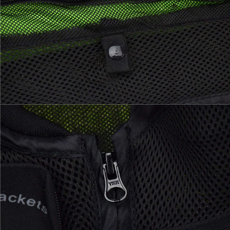 GHOST RACING GR-Y06 Motorcycle Riding Vest Safety Reflective Vest, Size: M(Fluorescent Green)