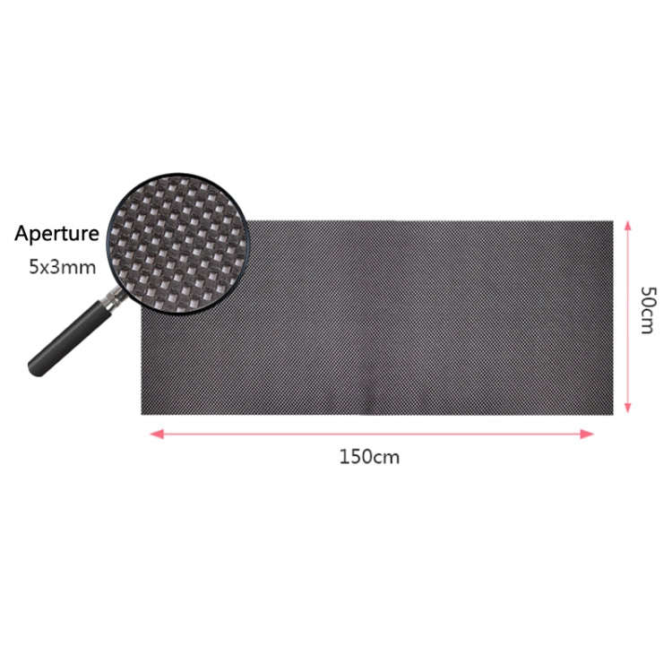 2 PCS DM-1505 PVC Foam Car Anti-slip Mat Home Car Use Bridge Trunk Non-slip Mat(Black)