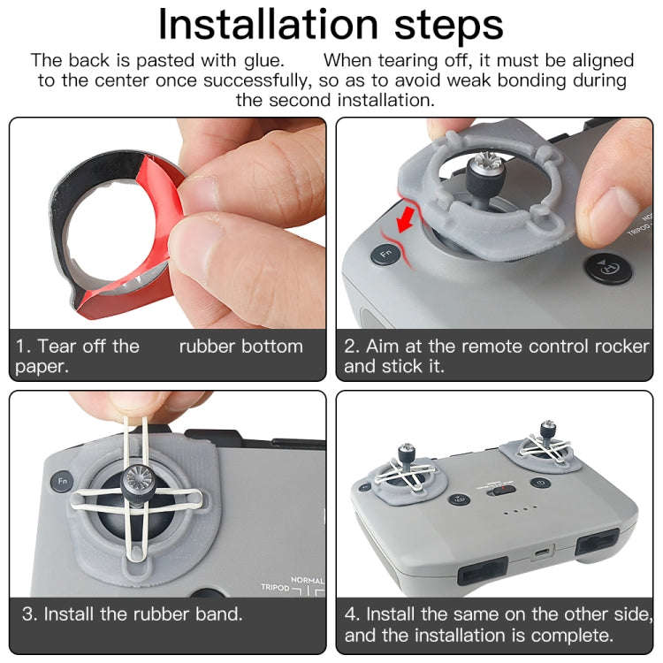 RCSTQ Remote Control Stick Damper Joystick Fixed Bracket For DJI Mavic Air 2 / Air 2S / Mini 2