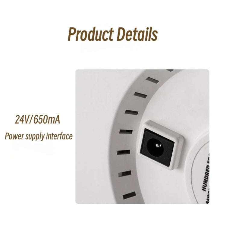 UFO Water Drop Aromatherapy Humidifier Desktop Remote Control Diffuser, Plug: EU Plug(Black)