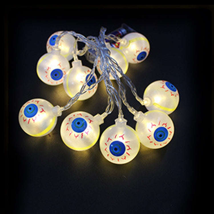 Warm White 3m 20LEDs LED Halloween Cartoon Atmosphere Decorative Light String(Double-sided Eyeball)