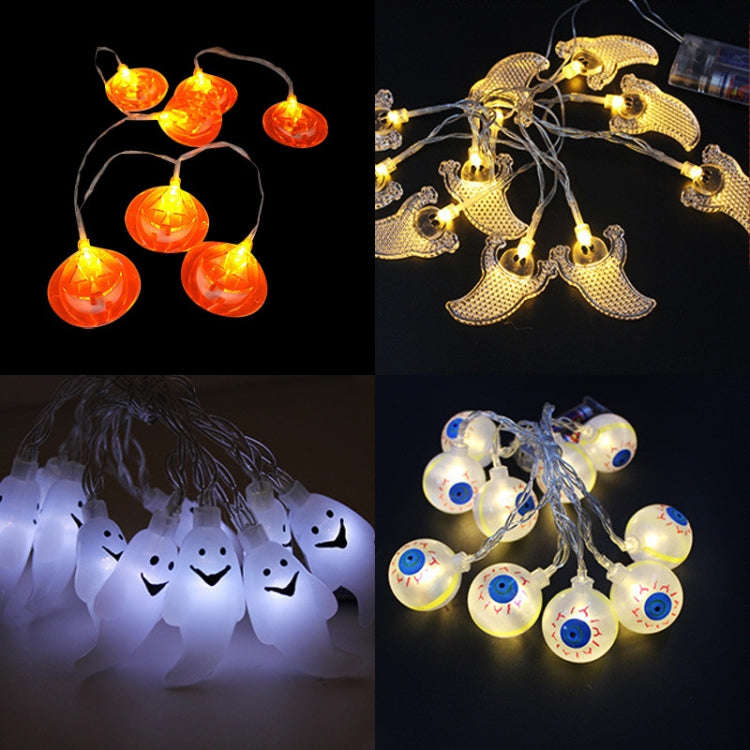 Warm White 3m 20LEDs LED Halloween Cartoon Atmosphere Decorative Light String(Transparent Big Ghost)