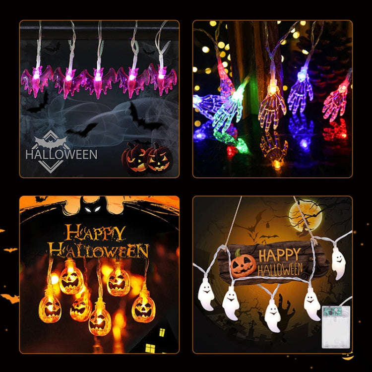 Colorful 3m 20LEDs LED Halloween Cartoon Atmosphere Decorative Light String(White Ghost)