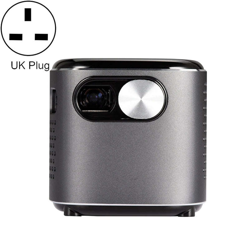 D048B 2.4G/5G WiFi Mini Smart Touch Bluetooth Projector Portable HD Phone Projector(UK Plug)