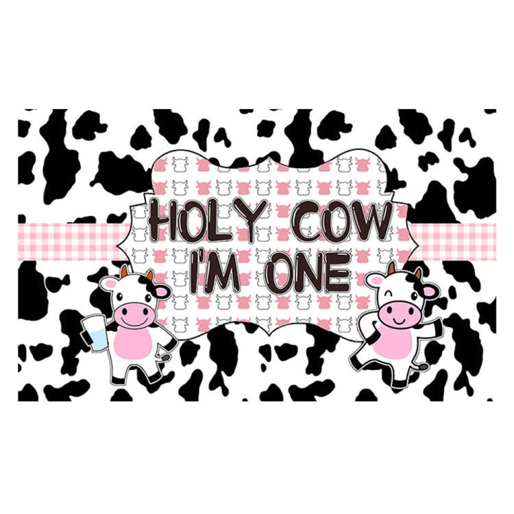 180x90cm Cartoon Cow Theme Birthday Party Decoration Background Cloth Photography Banner(2023SRB133)