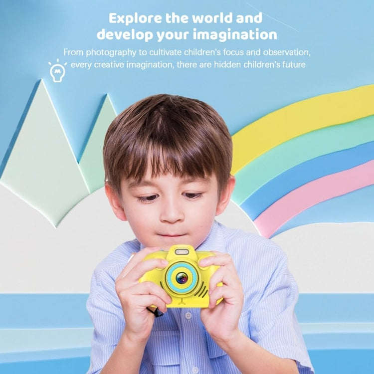 DC502 2.4-Inch 16X Zoom 2.7K Video Recording Children Digital Camera, Color: Blue No Card(AU Plug)