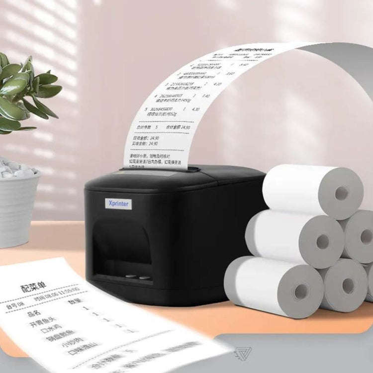 Xprinter XP-T80 72mm Portable Express List Thermal Receipt Printer, Style:USB Port(EU Plug)