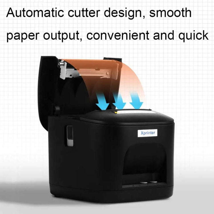 Xprinter XP-T80 72mm Portable Express List Thermal Receipt Printer, Style:USB Port(EU Plug)