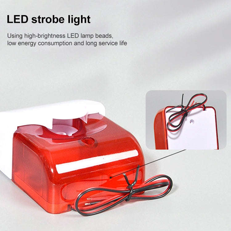LY-103 Sound And Light Alarm Emergency Call For Help Connection Type Alarm, Specification: 12V (B...