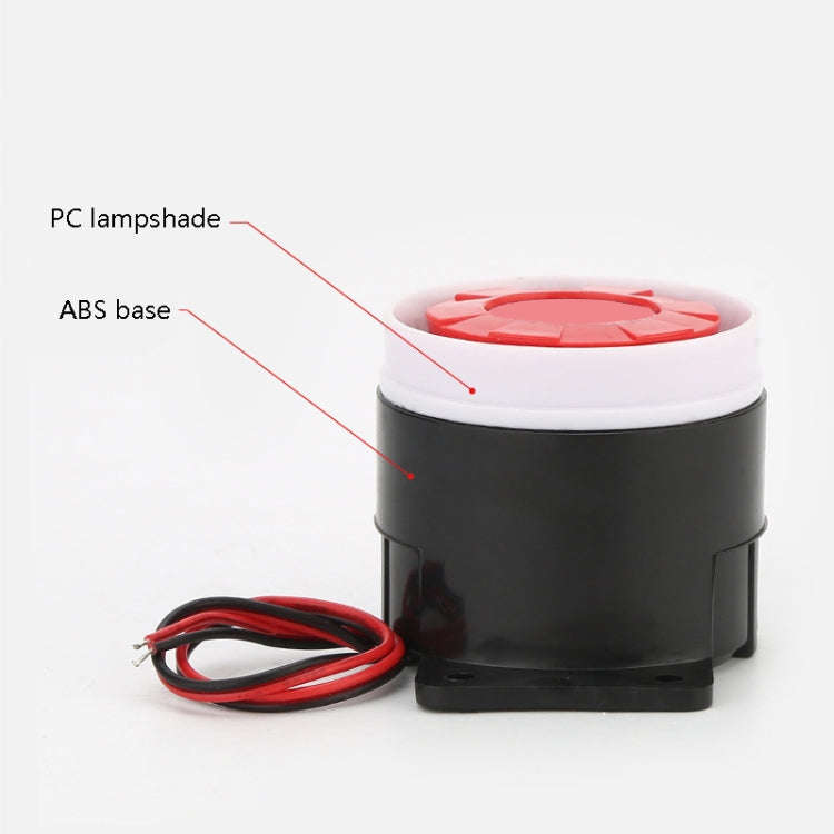 BJ-1K High-Decibel Active Buzzer Dual Audio Electronic Siren Alarm Wall-Mounted Anti-Theft Buzzer...