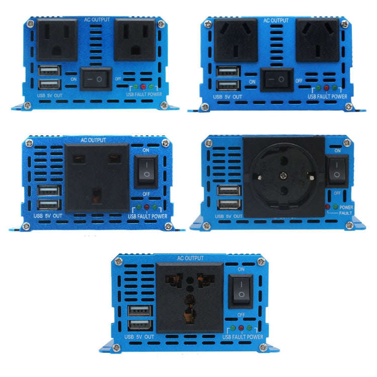 LVYUAN  2000W Car Home Pure Sine Wave Solar Inverter, Specification: 12V To 220V AU Plug