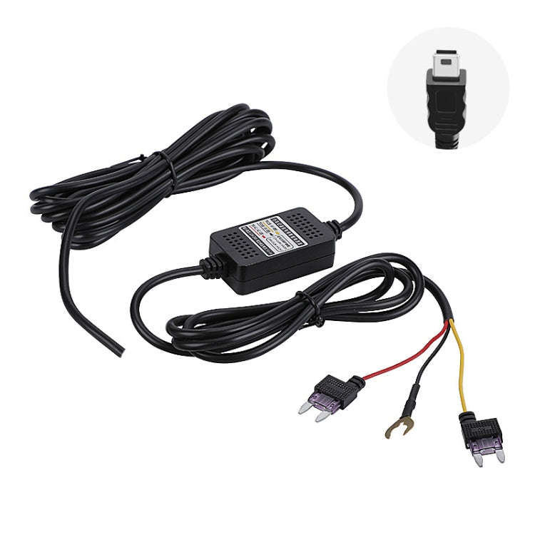 H516 Recording Step-down Line Shrinkage Video Car Charger Line Parking Monitoring Three-Core Powe...