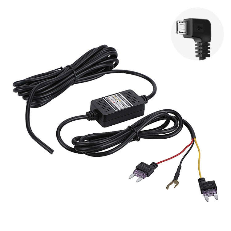 H516 Recording Step-down Line Shrinkage Video Car Charger Line Parking Monitoring Three-Core Powe...