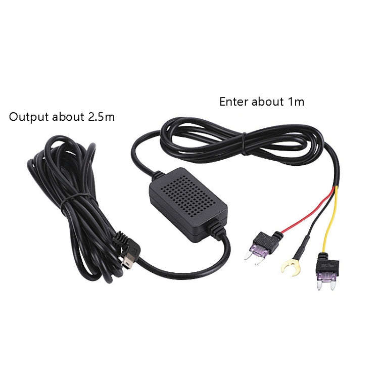 H516 Recording Step-down Line Shrinkage Video Car Charger Line Parking Monitoring Three-Core Powe...