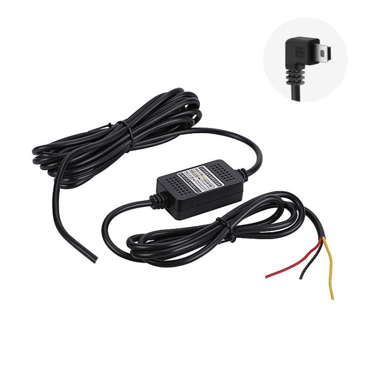 H516 Recording Step-down Line Shrinkage Video Car Charger Line Parking Monitoring Three-Core Powe...