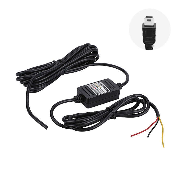 H516 Recording Step-down Line Shrinkage Video Car Charger Line Parking Monitoring Three-Core Powe...
