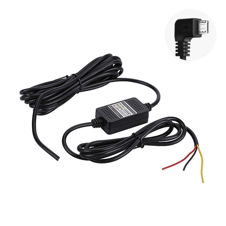 H516 Recording Step-down Line Shrinkage Video Car Charger Line Parking Monitoring Three-Core Powe...
