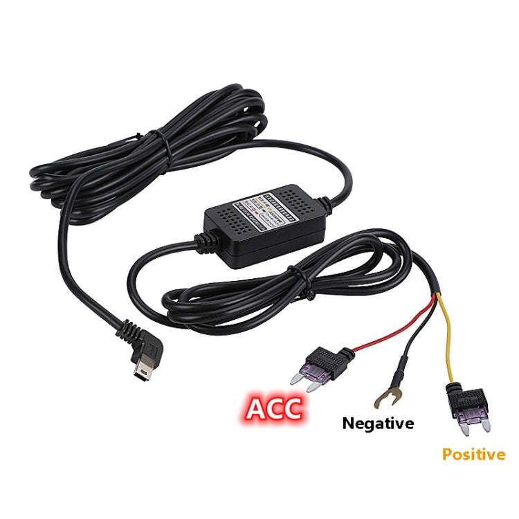 H516 Recording Step-down Line Shrinkage Video Car Charger Line Parking Monitoring Three-Core Powe...