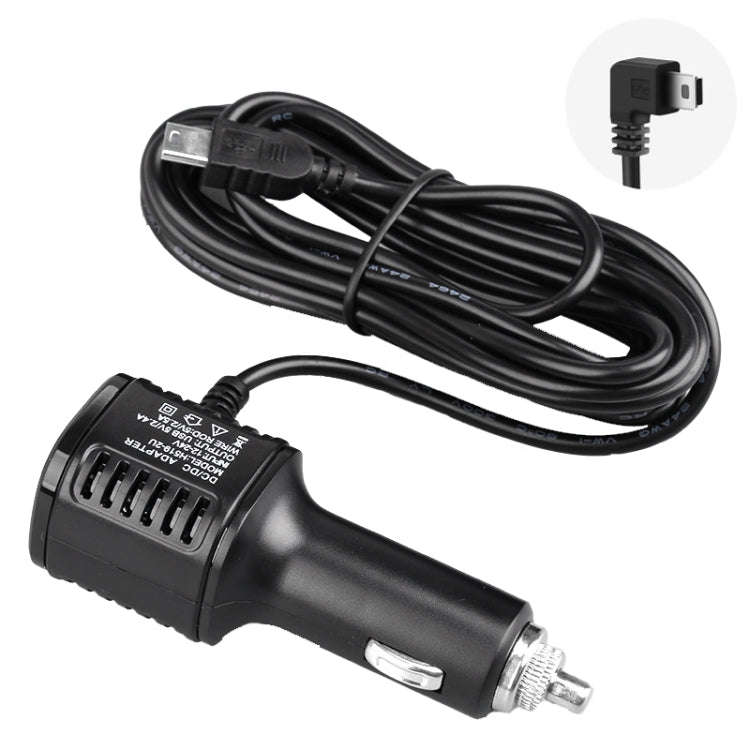 H519 Car Charger Driving Recorder Power Cord Dual USB With Display Charging Line, Specification: ...