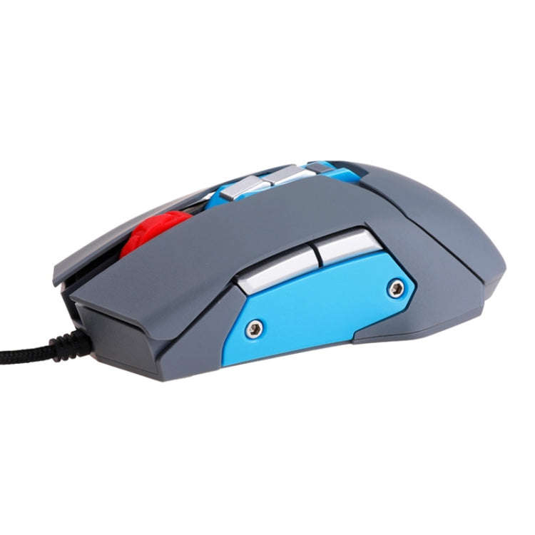 MOS9A 9 Keys 1600DPI Office Game USB Voice-Activated Voice Macro Programming Mouse, Cable Length: 2m