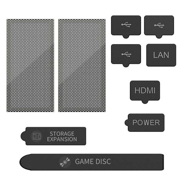 For XBOX Series S/X Host Dustproof Set Dust Plug,Style: Deluxe Edition