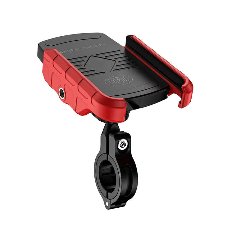 M9 Motorcycle Wireless Charging Mobile Phone Bracket 15W Fast Charging Mobile Phone Navigation Br...