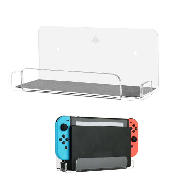 Game Console Wall Storage Bracket Game Console Accessories Storage Rack For Nintendo Switch(Trans...