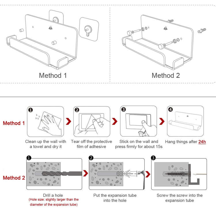 Game Console Wall Storage Bracket Game Console Accessories Storage Rack For Nintendo Switch(Black)