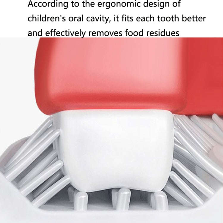 BS2088 Smart Waterproof U-Shaped Children Electric Toothbrush(Blue)