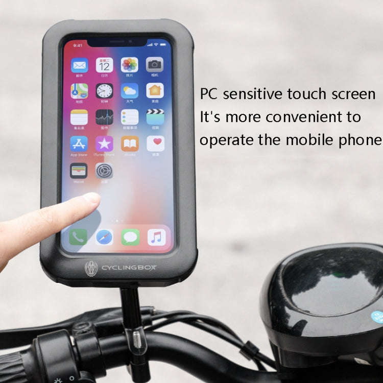 CYCLINGBOX BG-2937 Bicycle Mobile Phone Bracket Waterproof Bag Simulation Navigation Mobile Phone...