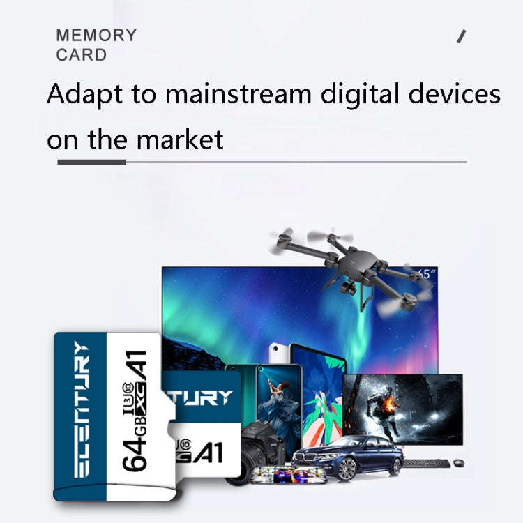 Ecentury Driving Recorder Memory Card High Speed Security Monitoring Video TF Card, Capacity: 64GB