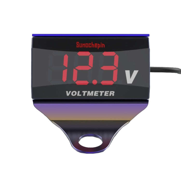 SUMOCHEPIN SMCP101 8-150V Motorcycle Modified Voltmeter LED Digital Display Electric Pressure Met...