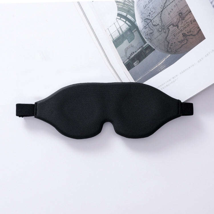 3D Sleeping Eye Mask Memory Foam Men And Women Shading Eye Mask Concave Eye Mask(No Nose Wings Bl...