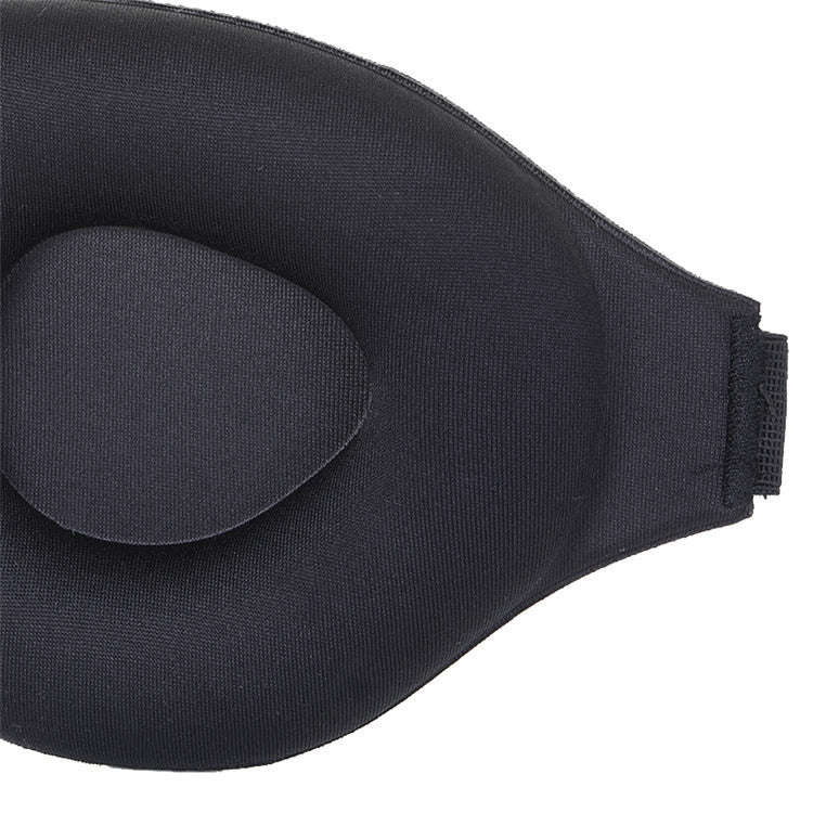 3D Sleeping Eye Mask Memory Foam Men And Women Shading Eye Mask Concave Eye Mask(No Nose Wings Bl...