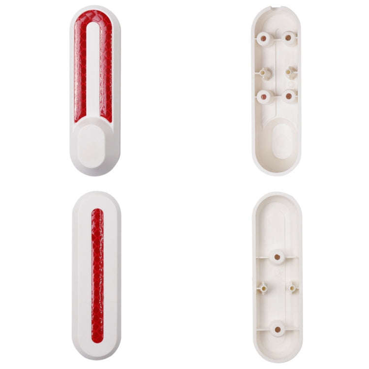 1 Set Electric Scooter Wheel Four-way Side Decorative Cover With Reflective Strips For Xiaomi Mij...