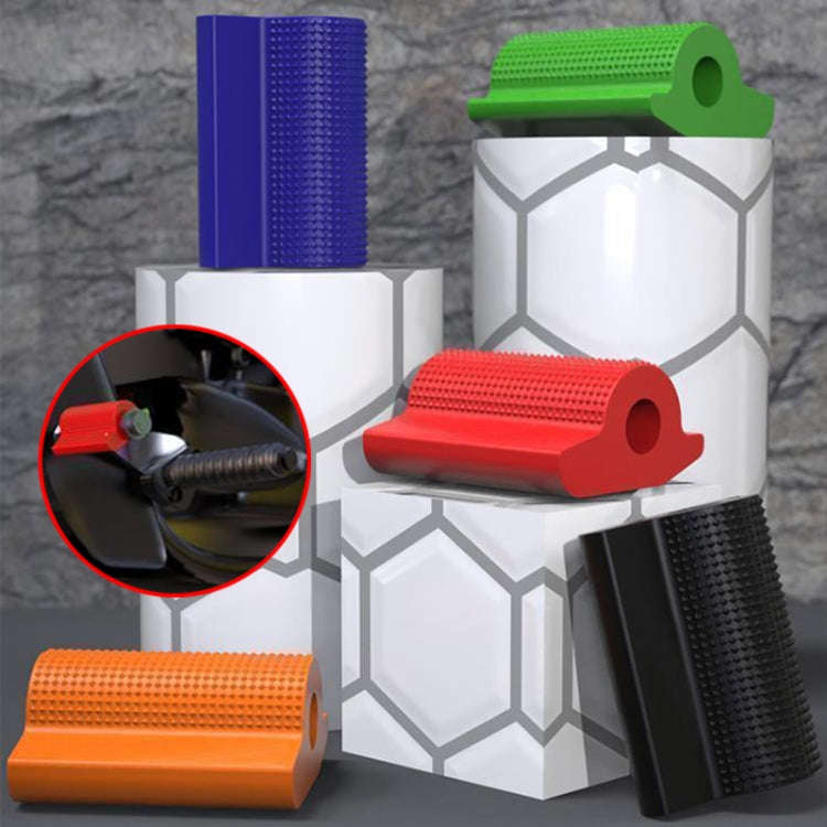 10 PCS Motorcycle Gear Shift Protective Cover Riding Shoe Cover(Orange)