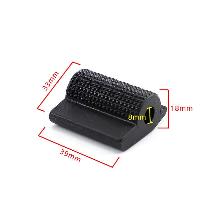10 PCS Motorcycle Gear Shift Protective Cover Riding Shoe Cover(Black)