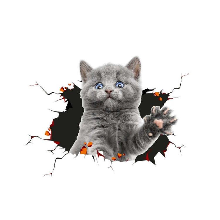 4 PCS 3D Simulation Animal Personality Car Stickers Glass Car Door Scratches Decorative Occlusion...