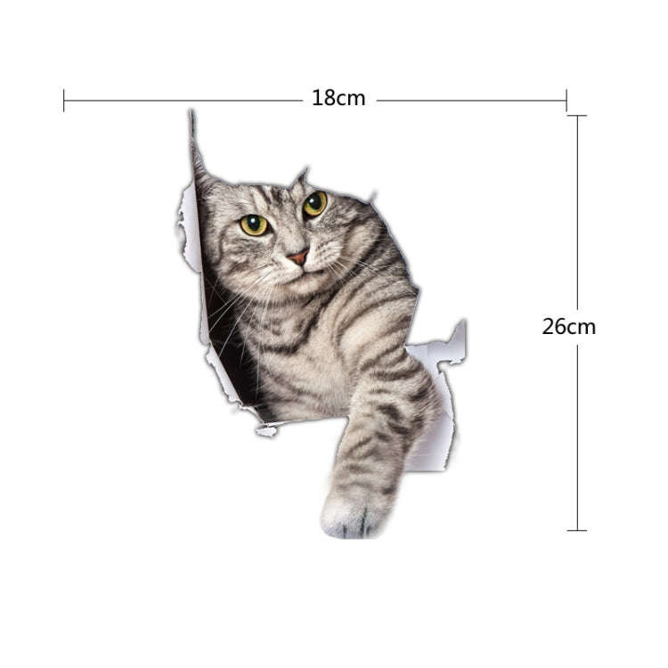 4 PCS 3D Simulation Animal Personality Car Stickers Glass Car Door Scratches Decorative Occlusion...