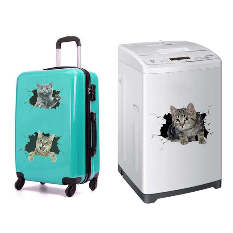 4 PCS 3D Simulation Animal Personality Car Stickers Glass Car Door Scratches Decorative Occlusion...